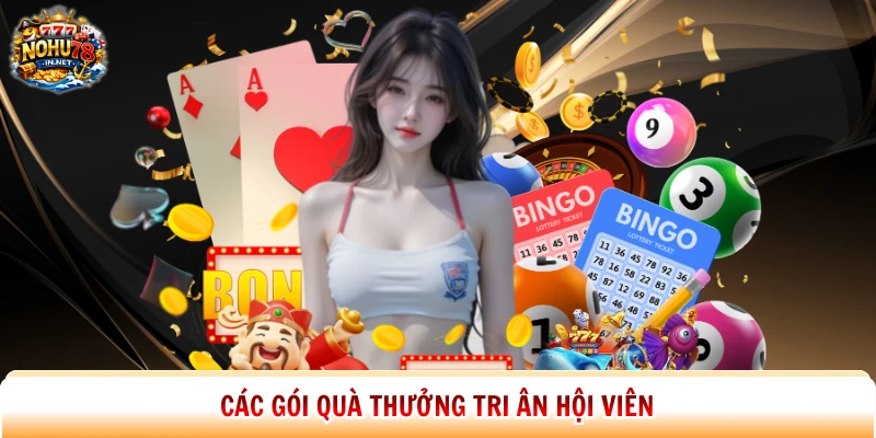 Các gói quà thưởng tri ân hội viên